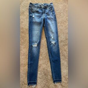 KanCan Distressed Blue Women's Jeans